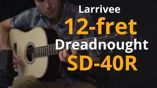 Video thumbnail for Larrivee SD-40R Moon Spruce top Rosewood Back and sides (the prefect combination) by Tune Up Guitars