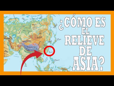✅✅✅El RELIEVE de ASIA ✅✅✅ Mapa físico de Asia - Geografía básica de Asia