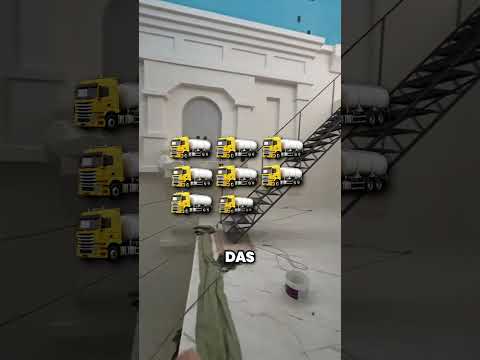 700 tanker trucks for ONE pool?! 🤯🇦🇪