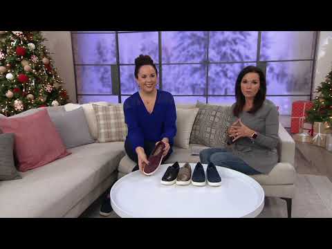 Earth Origins Perforated Leather Slip-On Shoes - Melissa on QVC
