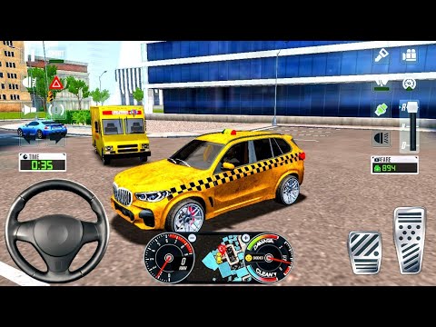 Taxi Sim 2020 #3 BMW Taxi Driving City Taxi Driving | Car Games Android gameplay