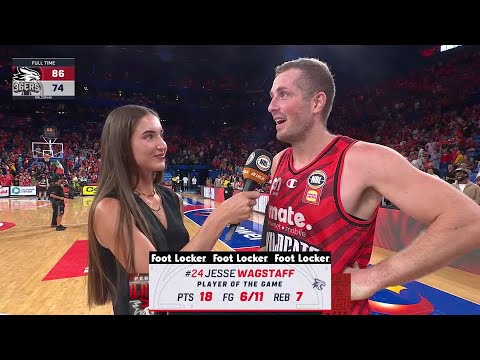 Jesse Wagstaff  post-game interview vs Adelaide 36ers  - Round 22, NBL26