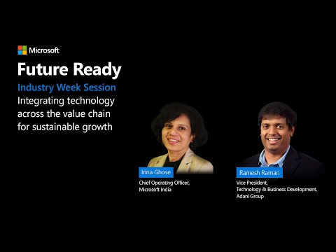 Adani Group's Ramesh Raman & Microsoft's Irina Ghose ... - YouTube