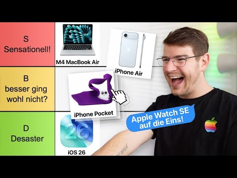 Ich ranke ALLES was Apple 2025 released hat!