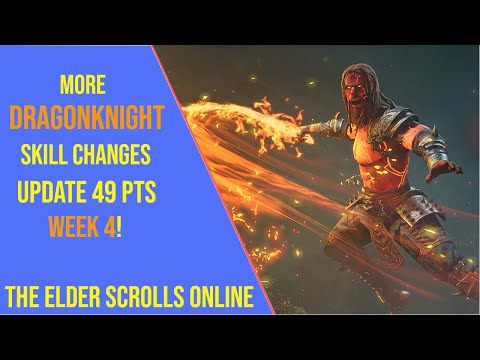 More Dragonknight Skill Changes in ESO Update 49 PTS Week 4!