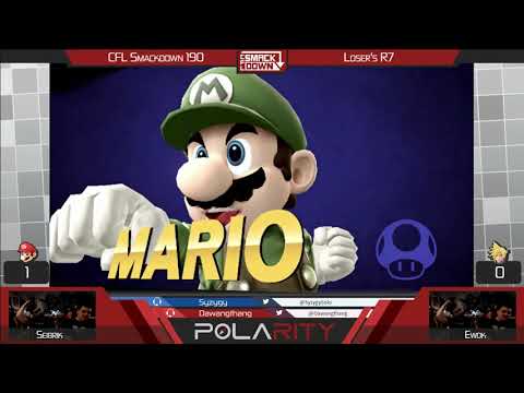 CFL Smackdown 190 Smash 4 - Seibrik (Mario) vs Ewok (Cloud) - Losers R7