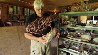 walk through of mica mine school house