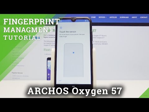 How to Add Fingerprint in ARCHOS Oxygen 57 - Fingerprint Unlock