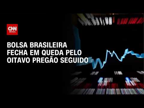 Ibovespa fecha em queda pelo oitavo pregão seguido | CNN MERCADO