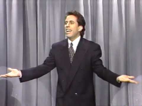 Jerry Seinfeld Performance and Interview | The Tonight Show | Broadcast TV Edit | VHS Format