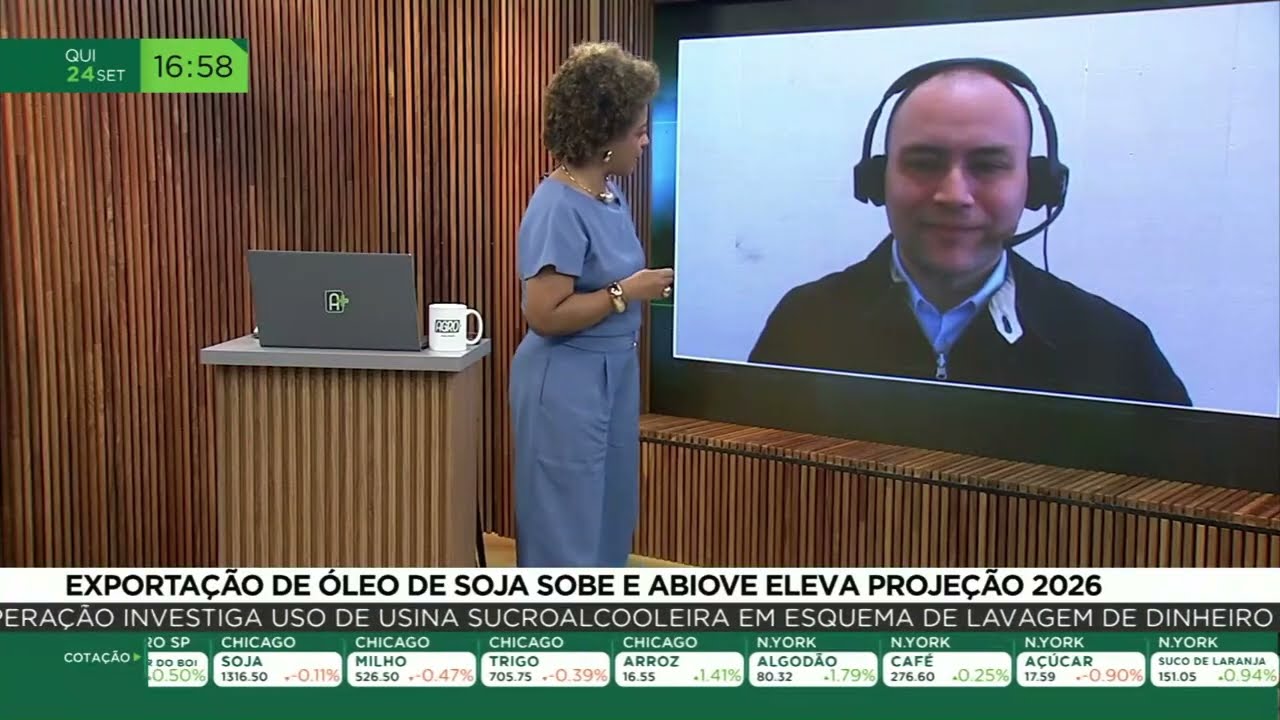 Exportação de óleo de soja sobe e Abiove eleva projeção 2026