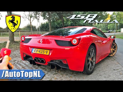 FERRARI 458 Italia *CUSTOM HEADERS* REVIEW by AutoTopNL
