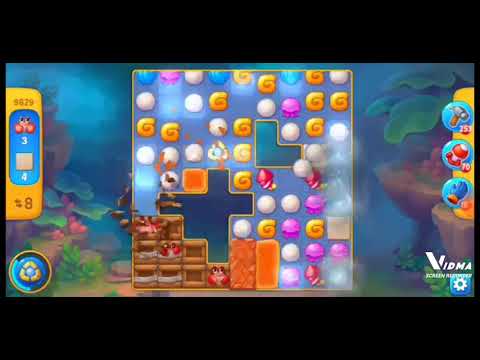 Fishdom. 9629 level no boosters and diamonds. 20 moves