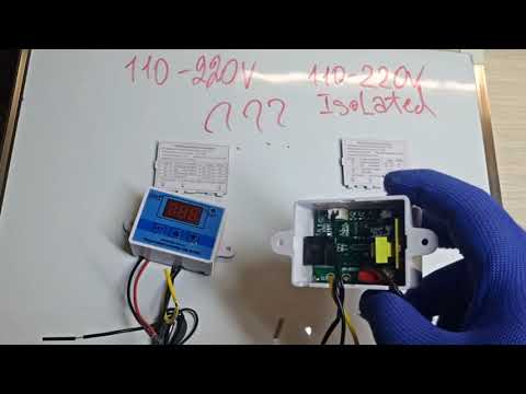 Вопрос. AC 110-220V Isolated и AC 110-220V в чем отличие в терморегуляторах W3001, W3002?