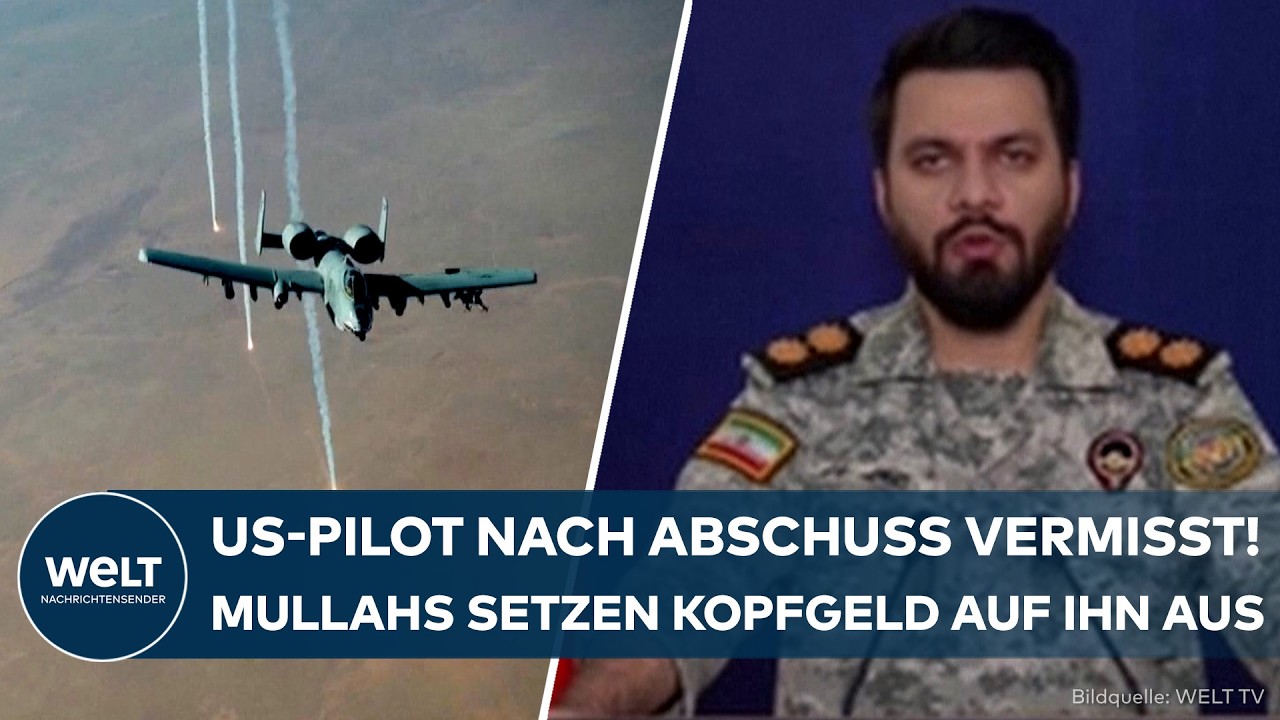 IRAN-KRIEG: US-Pilot nach Kampfjet-Abschuss vermisst! Mullahs setzen fettes Kopfgeld auf ihn aus