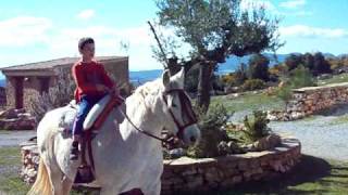 preview picture of video 'Excursiones a caballo Sierra Nevada, Casa Rural Fuente la Teja, Guejar Sierra.MOV'