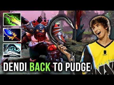 Dendi Pudge EPIC SH*T 1 HOUR Game Insane Comeback Aghanim's Scepter + Ethereal Blade Build - Dota 2