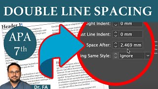 APA 7th Format for Microsoft Word: Line Spacing Rules and Best Practices