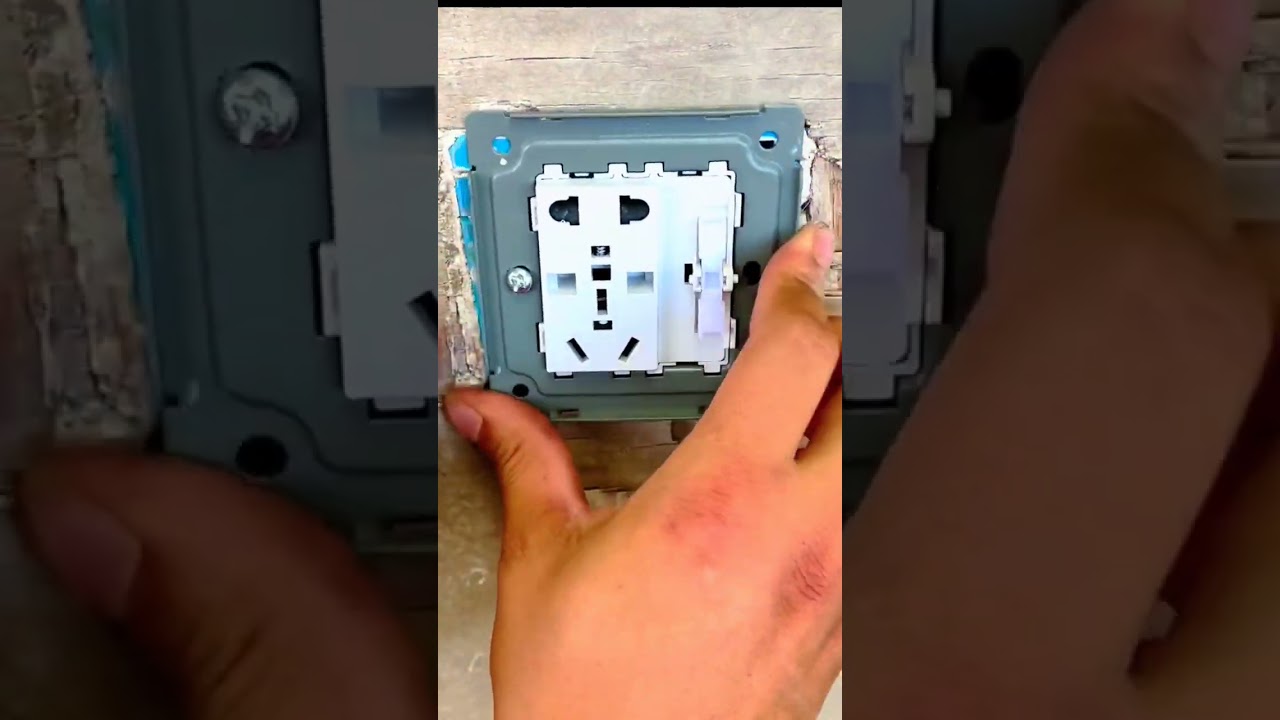 86-mm Type Wall Switch Socket Cassette Repairer Switch#SocketCassette#electrician#