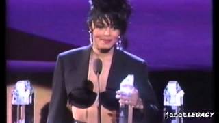 Janet Jackson Sweeps Award Show - Wins 8 Awards In One Night (1990)