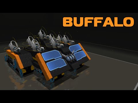 [ROBOCRAFT] Plasma Tank ' BUFFALO ' Trailer