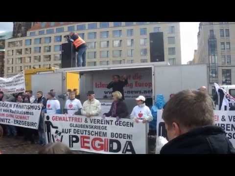 MONTAGSDEMOS IN DRESDEN 6.4.15 - 22.PEGIDA Spaziergang ( #PEGIDA & #NOPEGIDA)