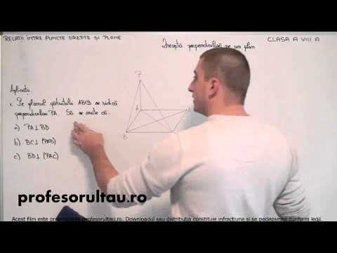 perpendicularitate drepte plane exemple - profesorultau.ro
