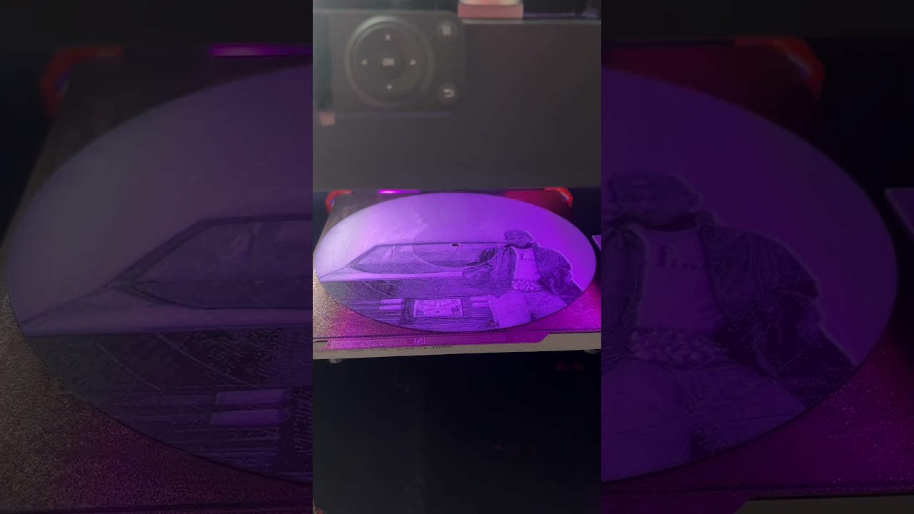 These vinyl album covers are perfect 💽 #gnx #kendricklamar #3D #printing #diy #hiphop