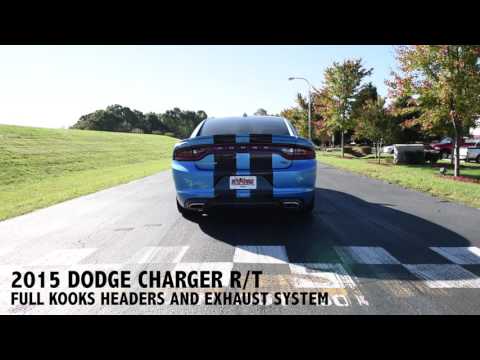 2015 Dodge Charger R/T with a full Kooks Headers and Exhaust system