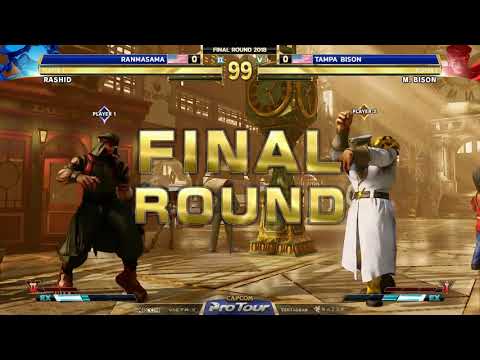 SFV - FINAL ROUND 2018 - Ranmasama /Rashid/ vs Tampa Bison /M.Bison/ Top64 HD720p 60fps