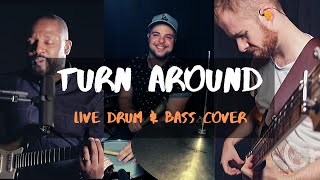 TURN AROUND - David Ryan Harris - LIVE DRUM &amp; BASS COVER