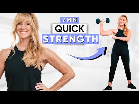 7-Min Menopause Weight Loss Workout— Quick Strength For Women 50+