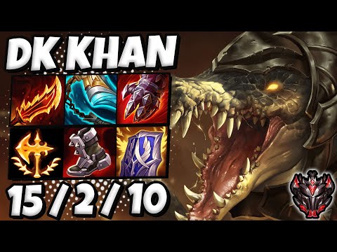 Renekton vs Rumble TOP [ DK Khan ] Patch 12.2 Ranked Korea ✅