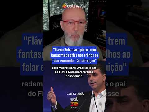 Flávio Bolsonaro põe o trem fantasma da crise nos trilhos ao falar em mudar Constituição | Josias