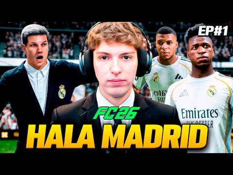 COMENCE UN MODO CARRERA EN EL FC26 CON EL REAL MADRID DE ENTRENADOR... EPISODIO 1