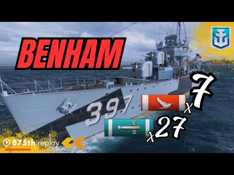 World of Warships BENHAM: Torpedo Madness #wows #worldofwarships #gaming