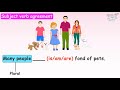 Subject-Verb Agreement For Kids | Grade 3 & 4 English | Tutway