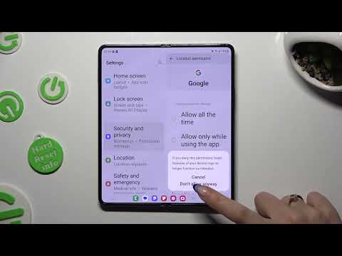 How to Change Apps Permissions on Samsung Galaxy Z Fold5?