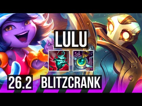 LULU & Yunara vs BLITZCRANK & Jinx (SUP) | KR Master | 26.2