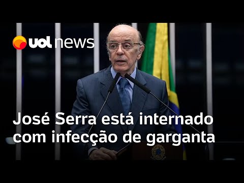 José Serra está internado com infecção de garganta em São Paulo