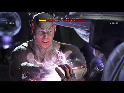 Injustice 2 Online nice set with Radien vs flash and then Red hood vs Superman.