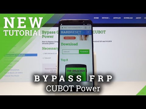 How to Unlock FRP in CUBOT Power - Bypass Google Verification