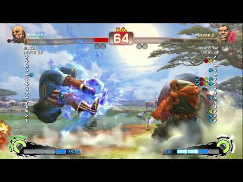 Bullcat [Gouken] vs Cab [Balrog] SSF4 Japanese Online Ranked Matches - TRUE-HD
