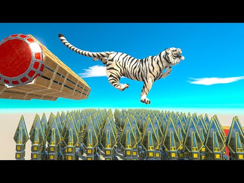 RuN fAsT bEfoRE MaSSiVe SpiKE fALL - Animal Revolt Battle Simulator