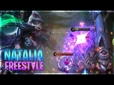 NATALIA SUPPORT BECAME A CARRY | 4vs5 MATCH | TOP 1 GLOBAL - MLBB