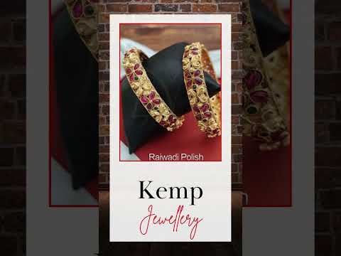 Design Kemp Jewellery Rajwadi Polish Kemp Bangle Set of 2