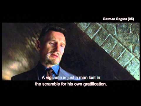 Batman Begins - The Opening (part 2) "If you devote yourself in an ideal"