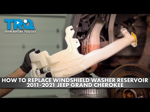How to Replace Windshield Washer Reservoir 2011-2021 Jeep Grand Cherokee