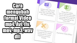Download lagu Cara mengubah format Video Avi,mp4,mp3,mov,flv dll mp3