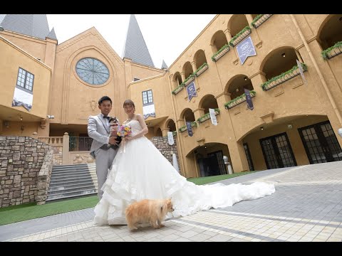 【パーティレポート◆動画編】4年目の記念日が結婚式♥愛犬とのロケーションフォトも大満足！